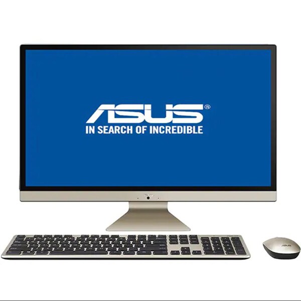 Sistem PC All in One ASUS Vivo V272UAK-BA025D, 27" Full HD, Intel Core i7-8550U pana la 4.0GHz, 8GB, 1TB + SSD 512GB, Intel UHD Graphics 620, Endless