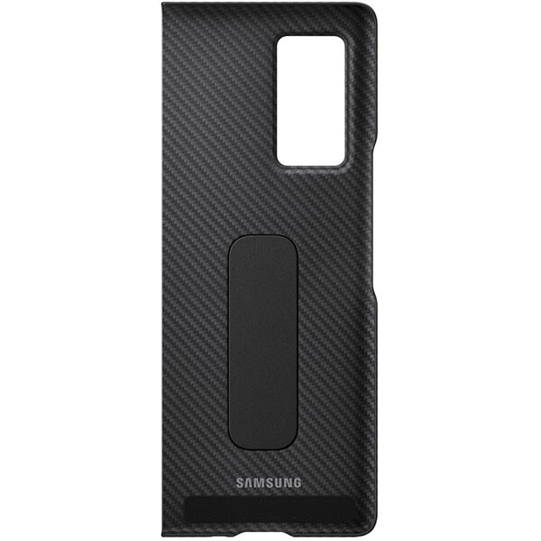 Husa telefon SAMSUNG Aramid Standing Cover pentru Galaxy Fold2, EF-XF916SBEGEU, negru