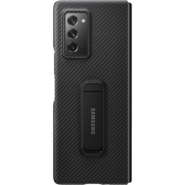 Husa telefon SAMSUNG Aramid Standing Cover pentru Galaxy Fold2, EF-XF916SBEGEU, negru
