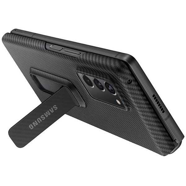 Husa telefon SAMSUNG Aramid Standing Cover pentru Galaxy Fold2, EF-XF916SBEGEU, negru