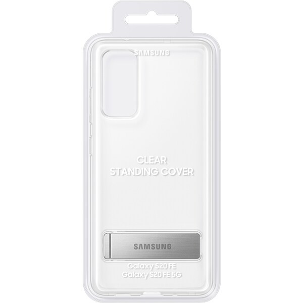 Carcasa Standing Cover pentru SAMSUNG Galaxy S20 Fan Edition, EF-JG780CTEGEU, transparent