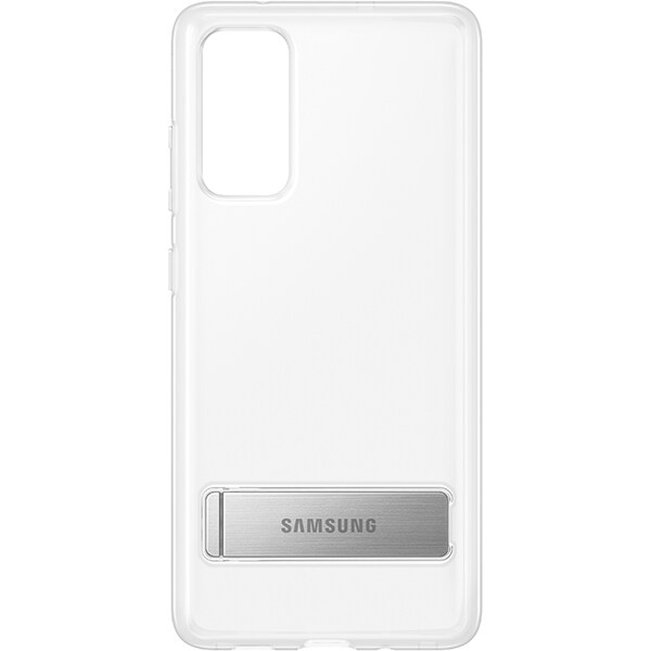 Carcasa Standing Cover pentru SAMSUNG Galaxy S20 Fan Edition, EF-JG780CTEGEU, transparent