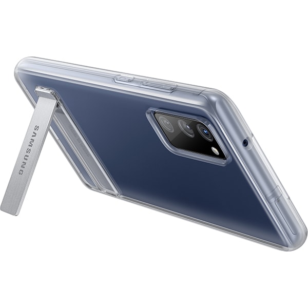 Carcasa Standing Cover pentru SAMSUNG Galaxy S20 Fan Edition, EF-JG780CTEGEU, transparent