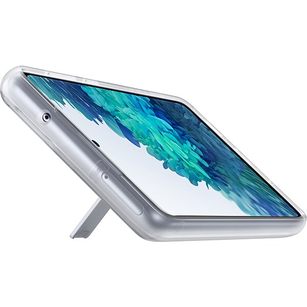 Carcasa Standing Cover pentru SAMSUNG Galaxy S20 Fan Edition, EF-JG780CTEGEU, transparent