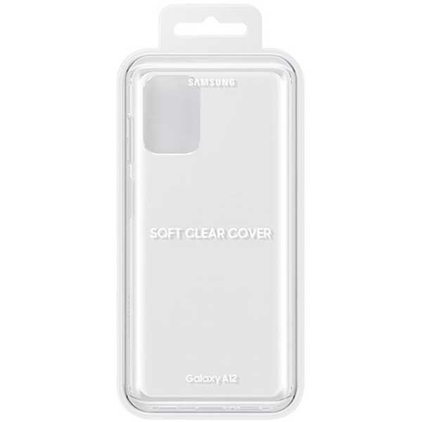 Husa telefon SAMSUNG pentru Galaxy A12, EF-QA125TTEGEU, transparent