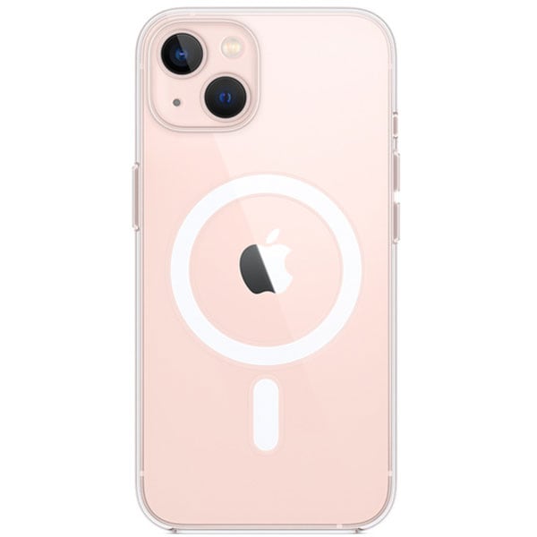 Husa telefon APPLE Clear Case cu MagSafe pentru iPhone 13, MM2X3ZM/A, transparent