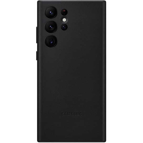 Husa telefon SAMSUNG Leather Cover pentru Galaxy S22 Ultra, EF-VS908LBEGWW, Black