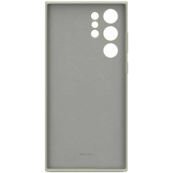 Husa telefon SAMSUNG Silicon Cover pentru Galaxy S22 Ultra, EF-PS908TMEGWW, Olive Green