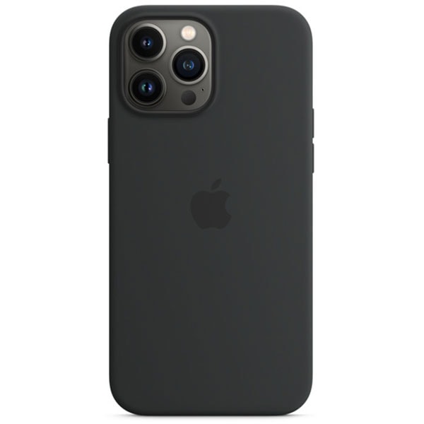 Husa telefon APPLE Silicone Case cu MagSafe pentru iPhone 13 Pro Max, MM2U3ZM/A, Midnight