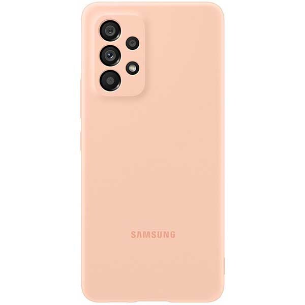 Carcasa Silicone Cover pentru SAMSUNG Galaxy A53, EF-PA536TPEGWW, Awesome Peach