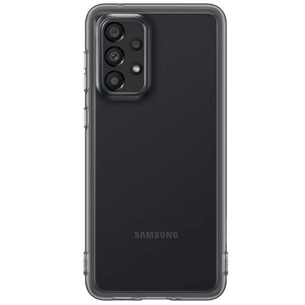 Husa telefon SAMSUNG Soft Clear Cover pentru Galaxy A33 5G, EF-QA336TBEGWW, negru