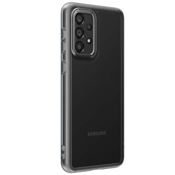 Husa telefon SAMSUNG Soft Clear Cover pentru Galaxy A33 5G, EF-QA336TBEGWW, negru