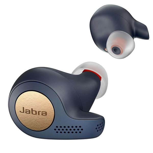 Casti JABRA Elite Active 65t, True Wireless, Bluetooth, In-Ear, Microfon, albastru-auriu