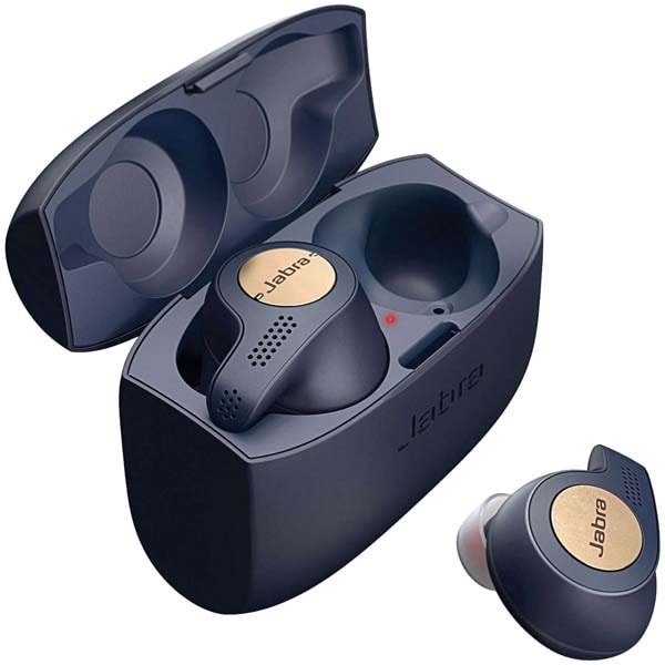 Casti JABRA Elite Active 65t, True Wireless, Bluetooth, In-Ear, Microfon, albastru-auriu