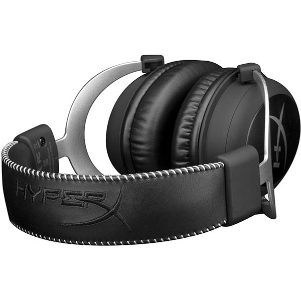 Casti Gaming HyperX Cloud Silver, sunet stereo, multiplatforma, 3.5mm, negru-argintiu