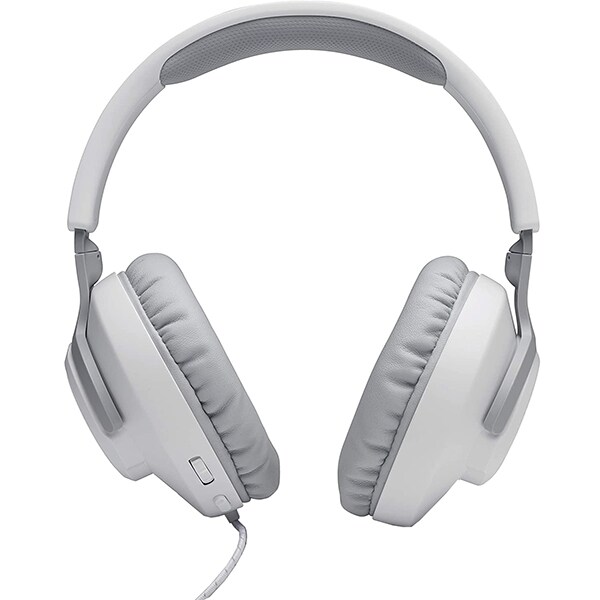 Casti Gaming JBL Quantum 100, multiplatforma, 3.5mm, alb