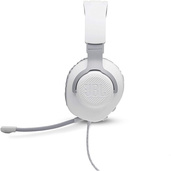 Casti Gaming JBL Quantum 100, multiplatforma, 3.5mm, alb