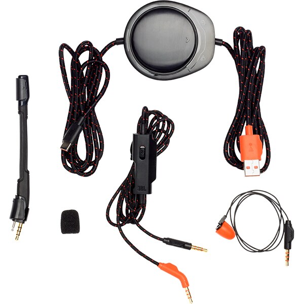 Casti Gaming JBL Quantum ONE, multiplatforma, 3.5mm, negru