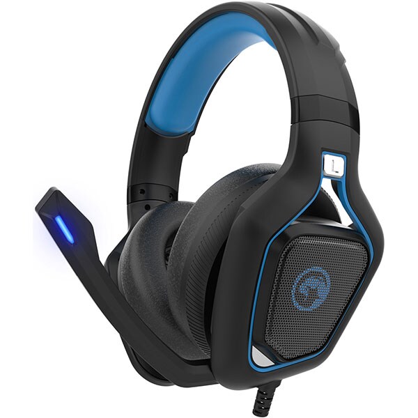 Casti Gaming MARVO HG8960, multiplatforma, negru-albastru
