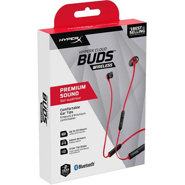 Casti Gaming wireless HyperX Cloud Buds, Type C, rosu