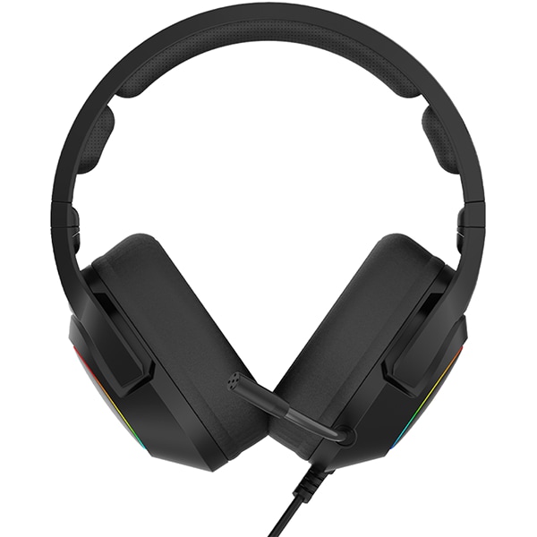 Casti Gaming AQIRYS Vega, 7.1 surround, USB, negru