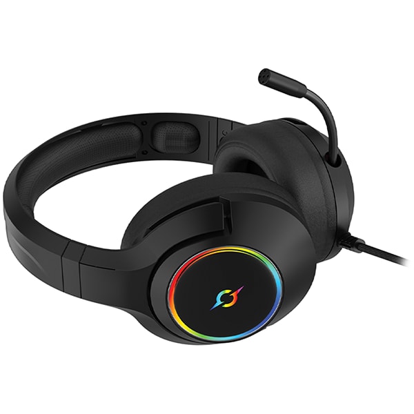Casti Gaming AQIRYS Vega, 7.1 surround, USB, negru