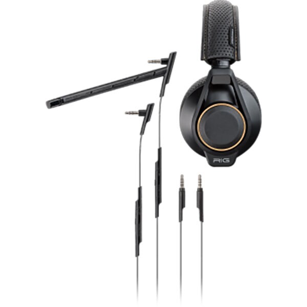 Casti gaming PLANTRONICS Rig 600 Dolby Atmos, Noise cancelling, Binaural, Laptop/PC, 3.5mm, negru