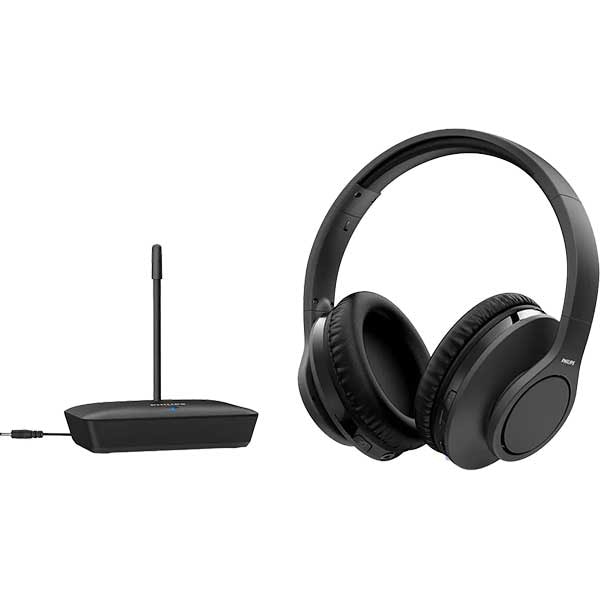 Casti pentru TV PHILIPS TAH6005BK/10, Bluetooth, Over-ear, negru