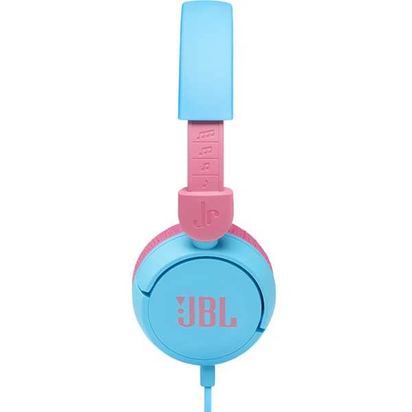 Casti pentru copii JBL Jr310, Cu fir, On-ear, Microfon, albastru