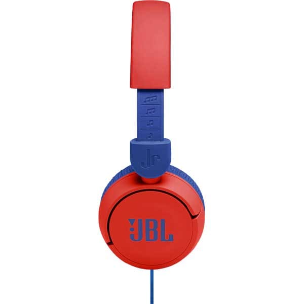 Casti pentru copii JBL Jr310, Cu fir, On-ear, Microfon, rosu