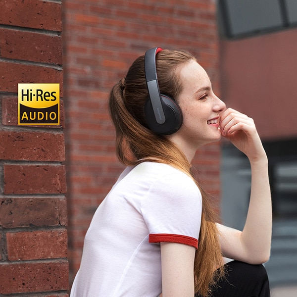 Casti ANKER Soundcore Life Q10, A3032H12, Bluetooth, Over-ear, Microfon, negru-rosu