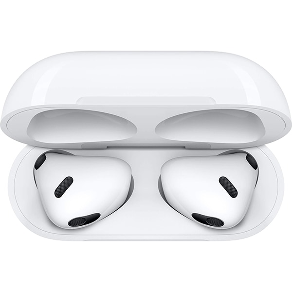 Casti APPLE AirPods 3, True Wireless, Bluetooth, In-Ear, Microfon, Carcasa Incarcare Lightning, alb