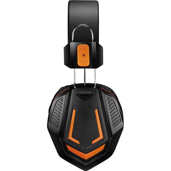 Casti Gaming CANYON Fobos CND-SGHS3A, multiplatforma, 3.5mm, negru-portocaliu