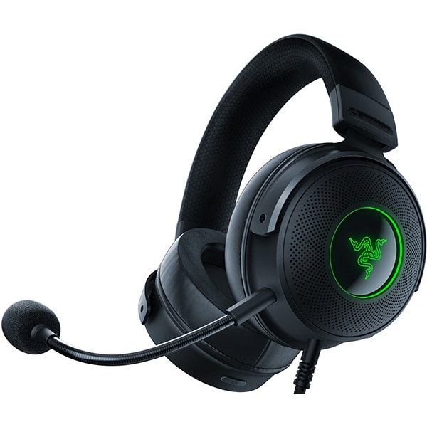 Casti Gaming RAZER Kraken V3 HyperSense, 7.1 surround, USB, negru