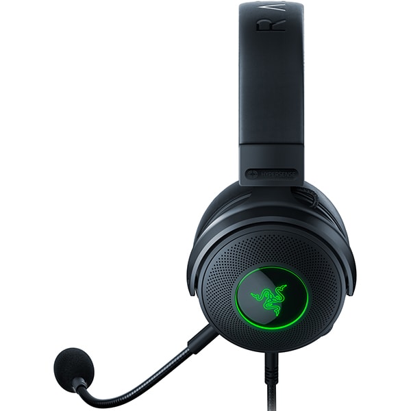 Casti Gaming RAZER Kraken V3 HyperSense, 7.1 surround, USB, negru