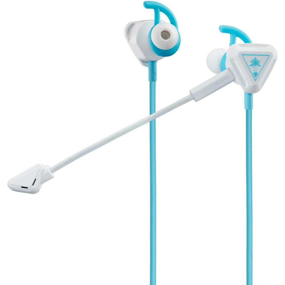 Casti Gaming TURTLE BEACH Battle Buds, multiplatforma, 3.5mm, alb-turcoaz