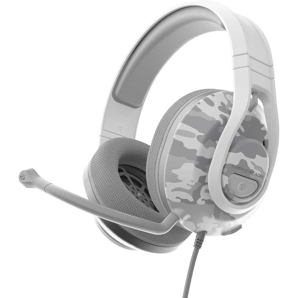 Casti Gaming TURTLE BEACH Recon 500 Arctic Camo, multiplatforma, 3.5mm, alb-gri