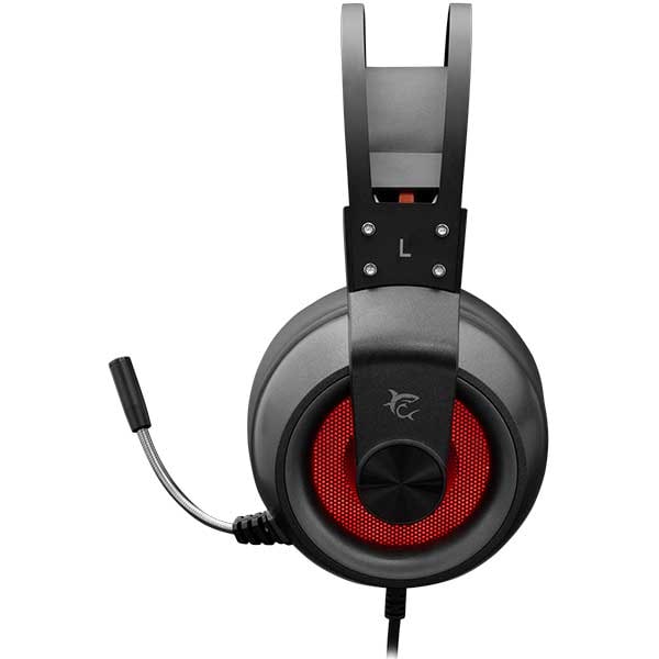 Casti Gaming WHITE SHARK Caracal GH-1949, 3.5mm, USB, PC/PS4, negru-argintiu