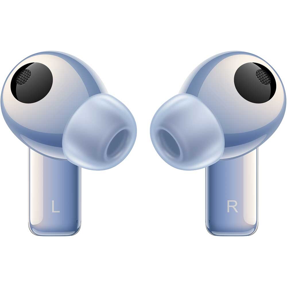 Casti HUAWEI FreeBuds Pro 2, True Wireless Bluetooth, In-Ear, Microfon, Noise Cancelling, Carcasa incarcare wireless, Silver Blue