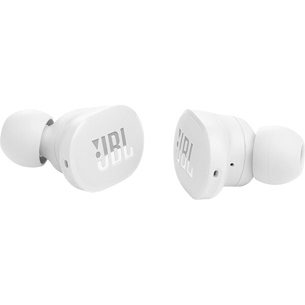 Casti JBL Tune 130NC, True wireless, Bluetooth, In-ear, Microfon, Noise cancelling, alb