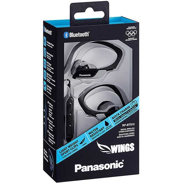 Casti PANASONIC RP-BTS10E-K, Bluetooth, In-Ear, Microfon, negru