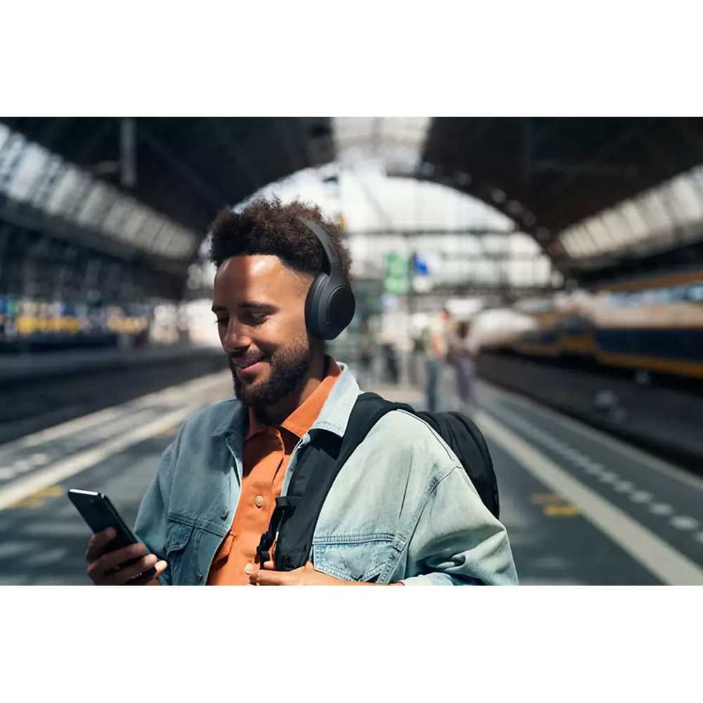 Casti PHILIPS TAH8506BK/00, Bluetooth, On-Ear, Microfon, Noise Cancelling, negru