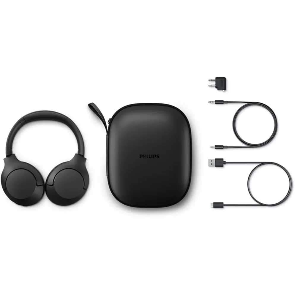 Casti PHILIPS TAH8506BK/00, Bluetooth, On-Ear, Microfon, Noise Cancelling, negru