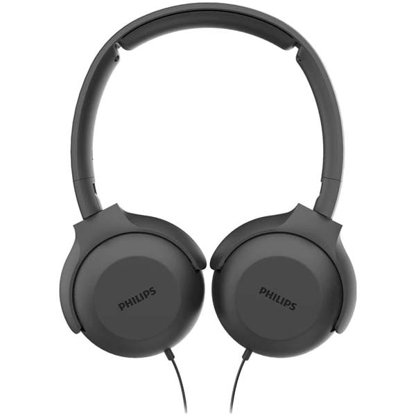 Casti PHILIPS UpBeat TAUH201BK/00, Cu Fir, On-Ear, Microfon, negru