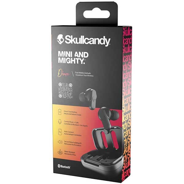 Casti SKULLCANDY Dime S2DMW-P740, True Wireless Bluetooth, In-Ear, Microfon, True Black