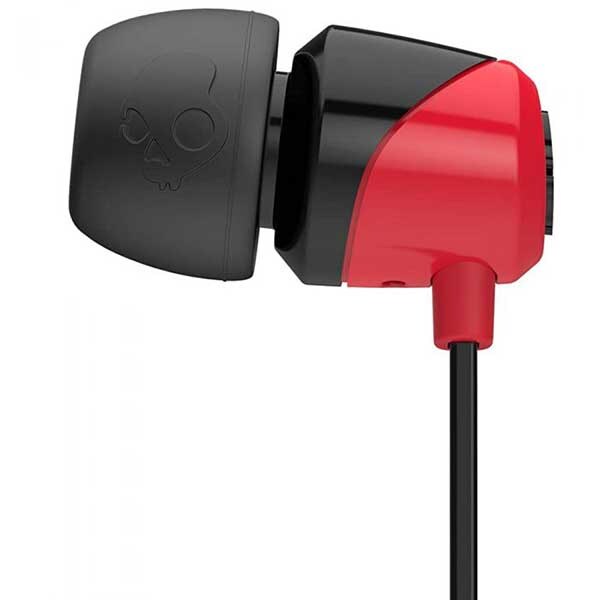 Casti SKULLCANDY Jib S2DUHZ-335, Cu Fir, In-Ear, negru-rosu