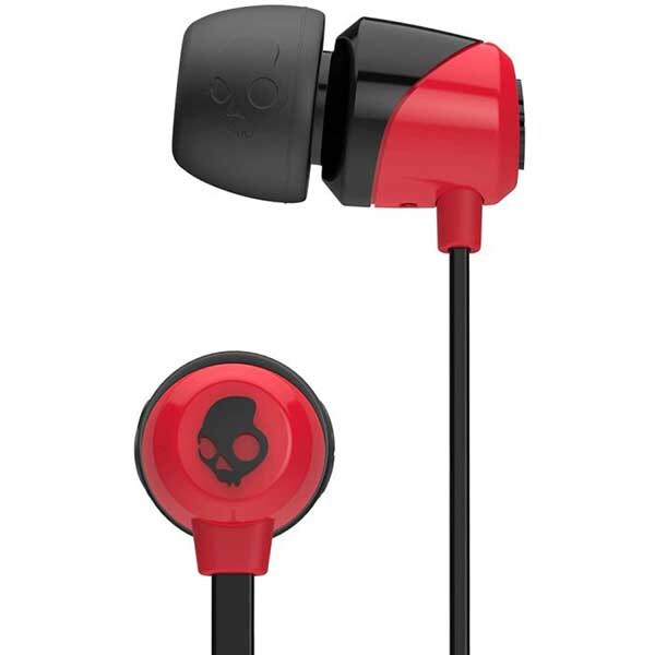 Casti SKULLCANDY Jib S2DUHZ-335, Cu Fir, In-Ear, negru-rosu