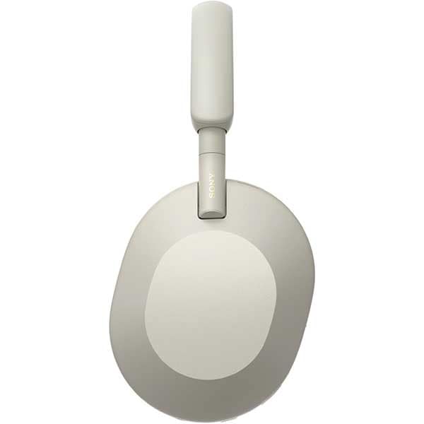 Casti SONY WH-1000XM5, Bluetooth, Over-ear, Microfon, Noise Cancelling, argintiu