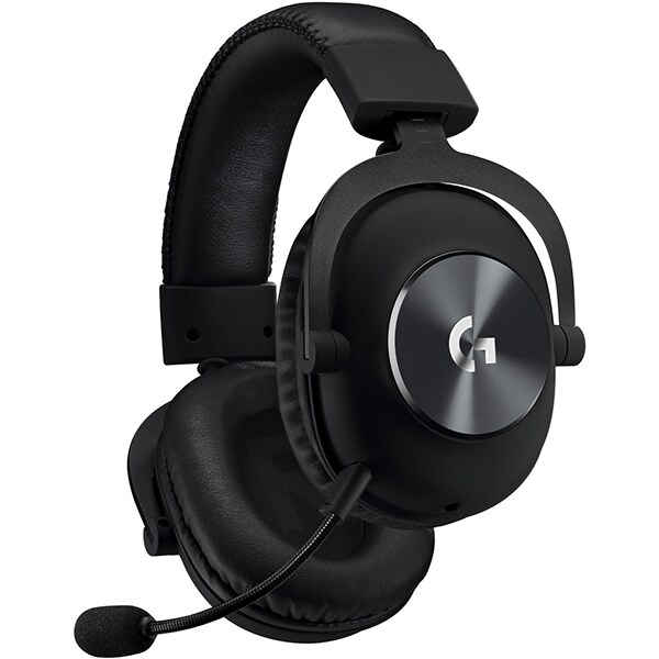 Casti Gaming LOGITECH PRO X, 7.1 surround, multiplatforma, 3.5mm, negru
