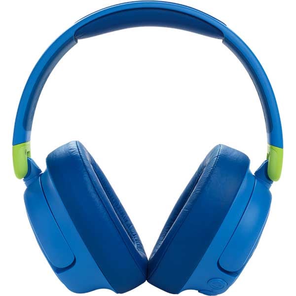 Casti pentru copii JBL JR460NC, Bluetooth, Over-ear, Microfon, Noise cancelling, albastru